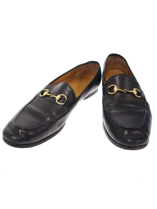 Gucci Shoes - Gucci Jordan Horsebit Loafers Black 37 1 2